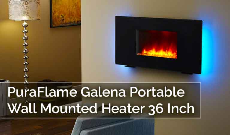 PuraFlame Galena Portable Wall Mounted Heater